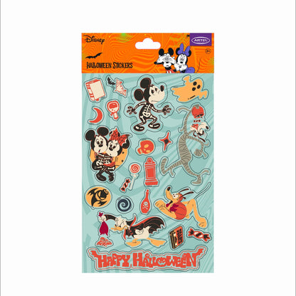 Láminas De Stickers Artel Diseño Disney Halloween