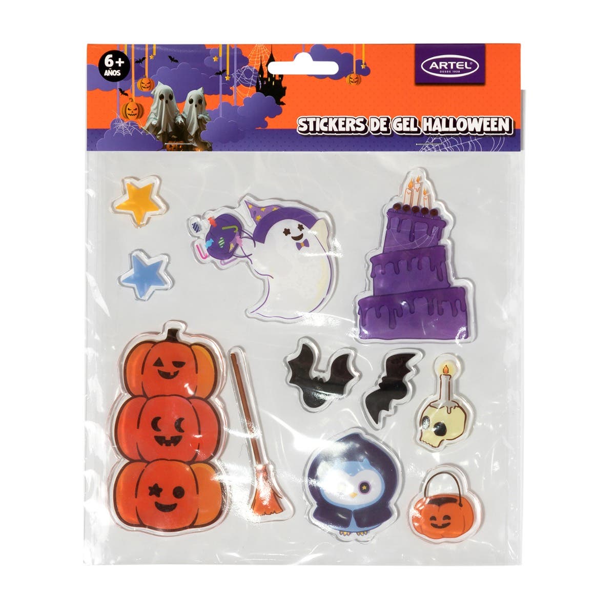 Stickers gel Halloween (surtido)