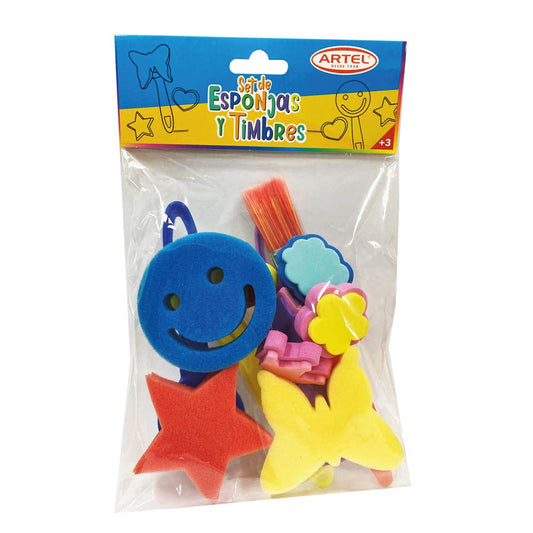 Set Esponjas Y Timbres Artel