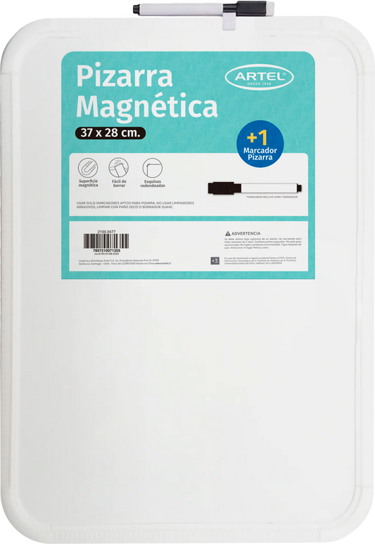 Pizarra Magnética Escolar + Marcador de Pizarra