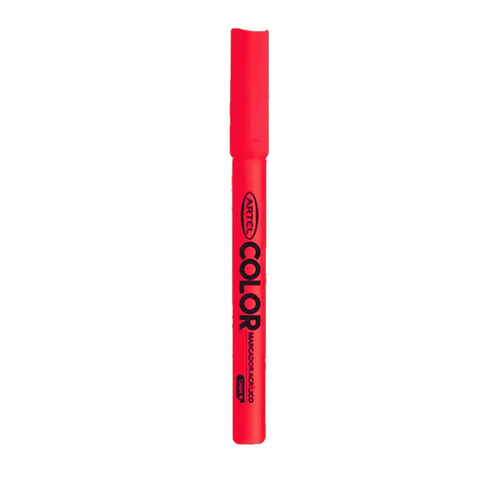 Marcador Acrilico Artel 1mm Coral