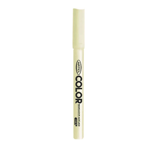 Marcador Acrilico Artel 1mm Marfil