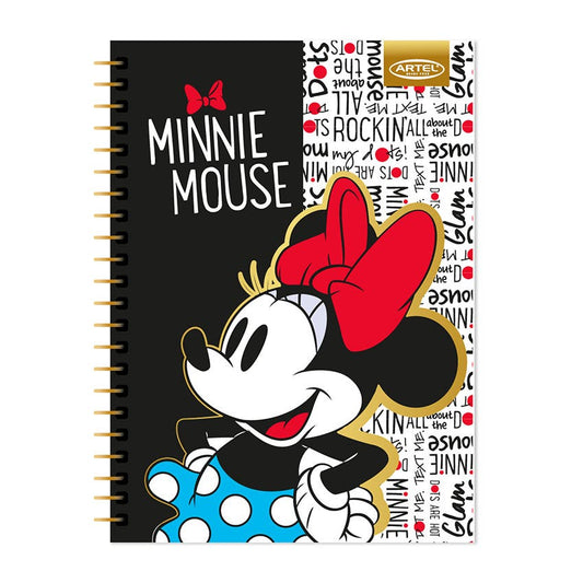 CUADERNO ESPECIAL ARTEL 150 HOJAS DISEÑO MINNIE DOTS 2024