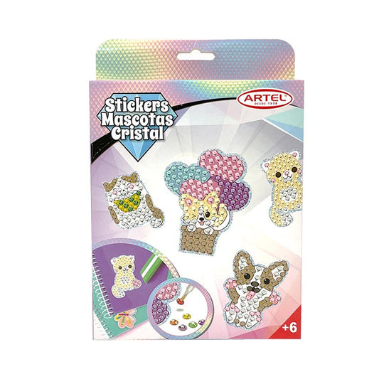 Stickers Crystal Mascotas Cool Artel