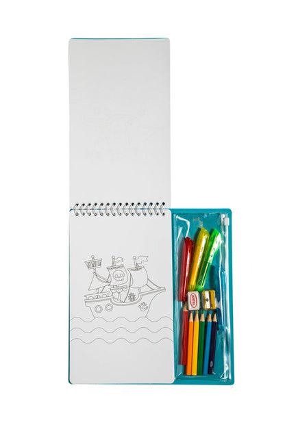 Set Para Colorear Artel Stencil Piratas