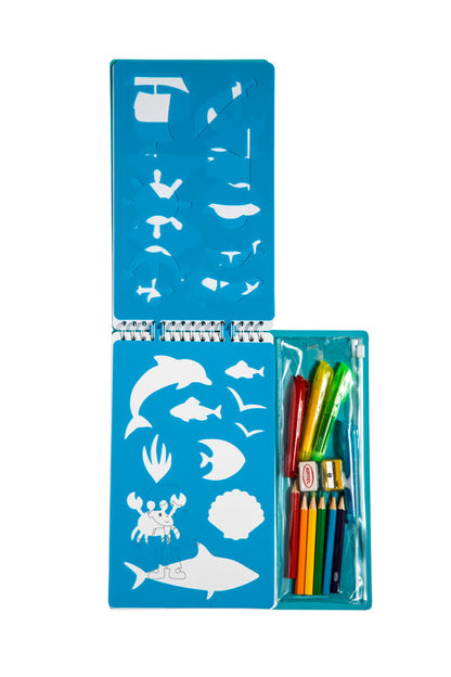 Set Para Colorear Artel Stencil Piratas