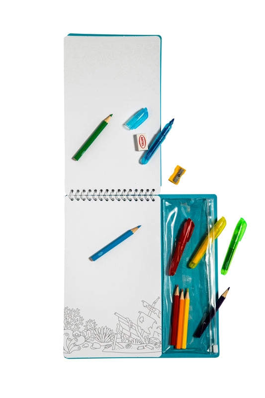 Set Para Colorear Artel Stencil Piratas