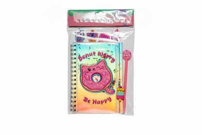 Set: Libreta Kitty Donut+Bolígrafo Donut Artel