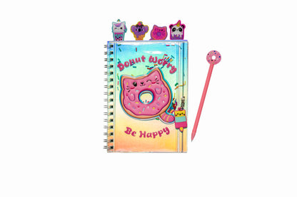 Set: Libreta Kitty Donut+Bolígrafo Donut Artel