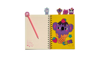 Set: Libreta Kitty Donut+Bolígrafo Donut Artel