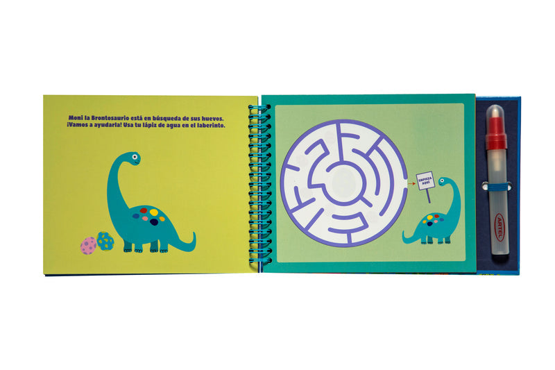 Libro De Actividades Artel Magic Water Dinos