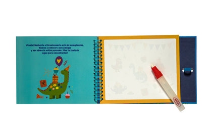 Libro De Actividades Artel Magic Water Dinos