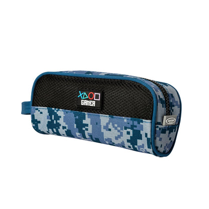 Estuche Artel Tela Diseño Gamers Azul