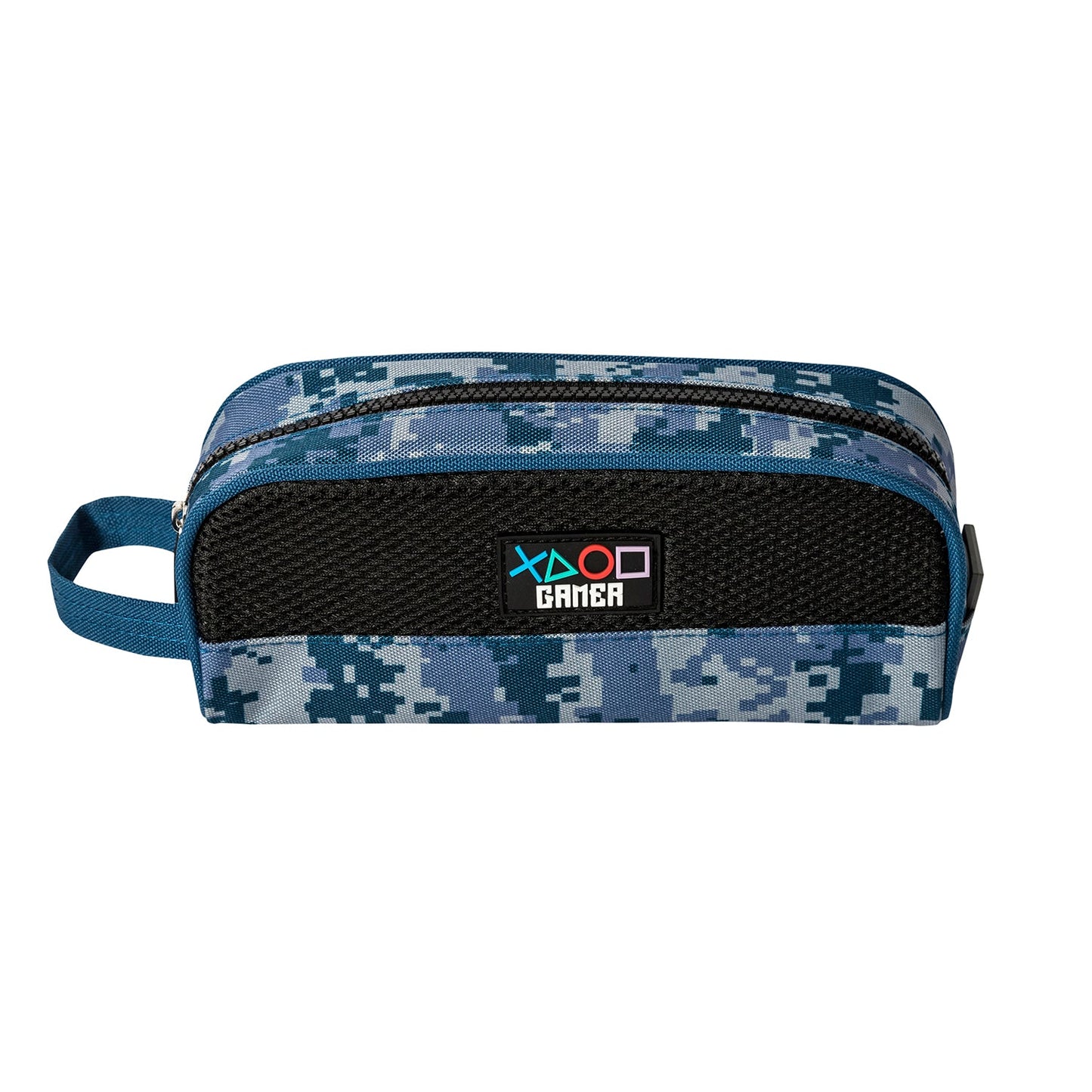 Estuche Artel Tela Diseño Gamers Azul
