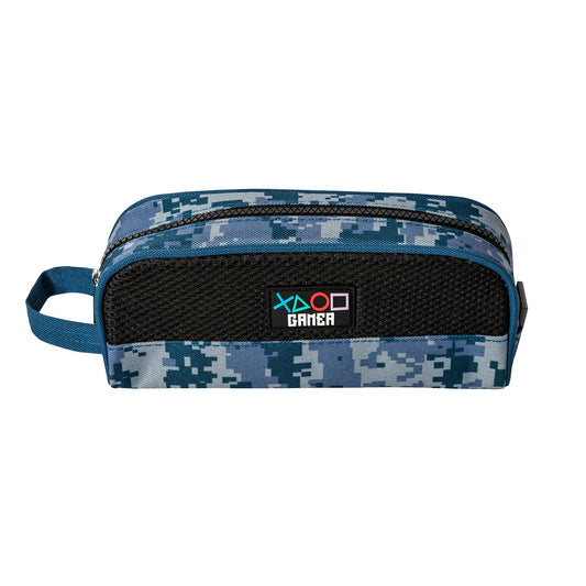 Estuche Artel Tela Diseño Gamers Azul