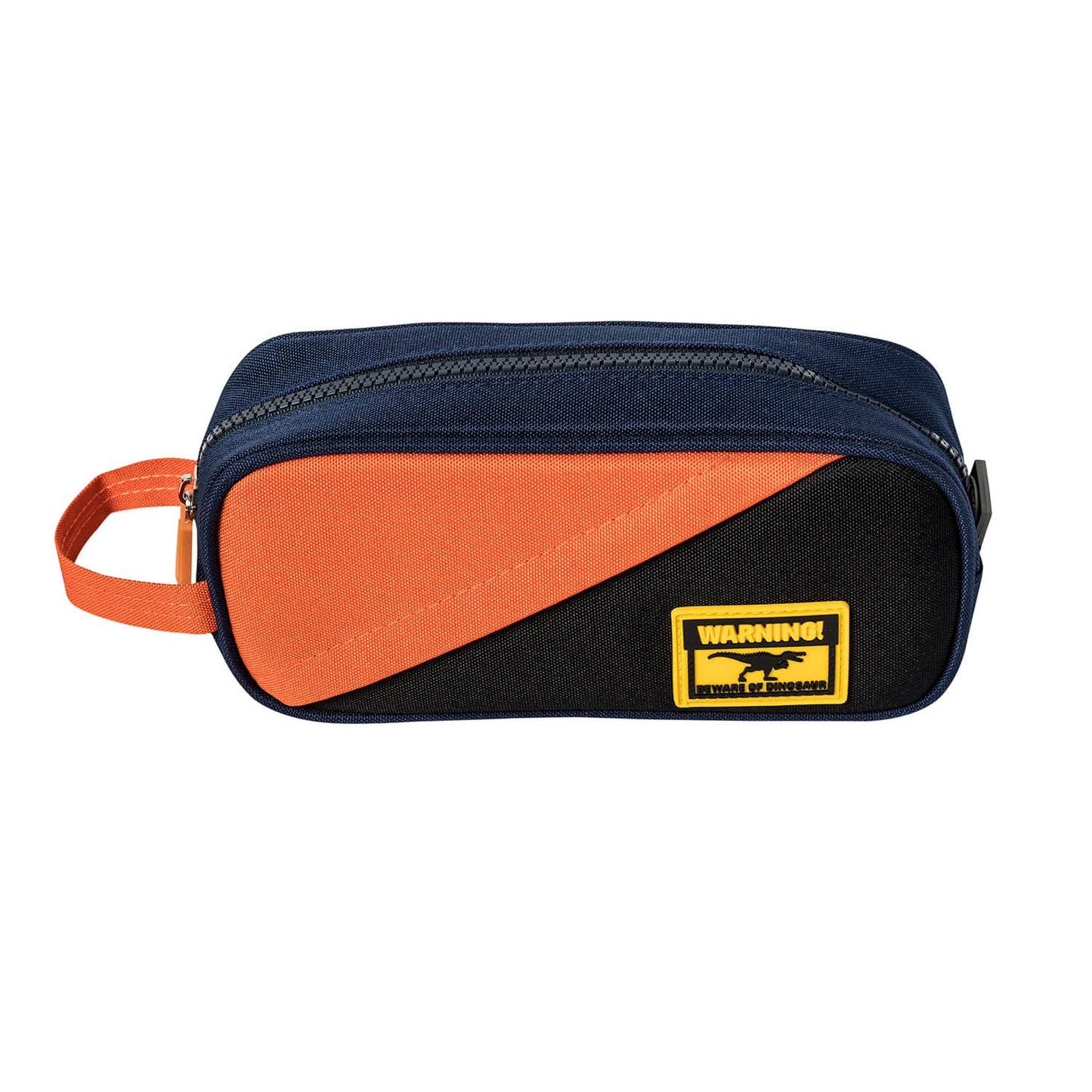 Estuche Artel Tela Diseño Dino Azul/Naranjo
