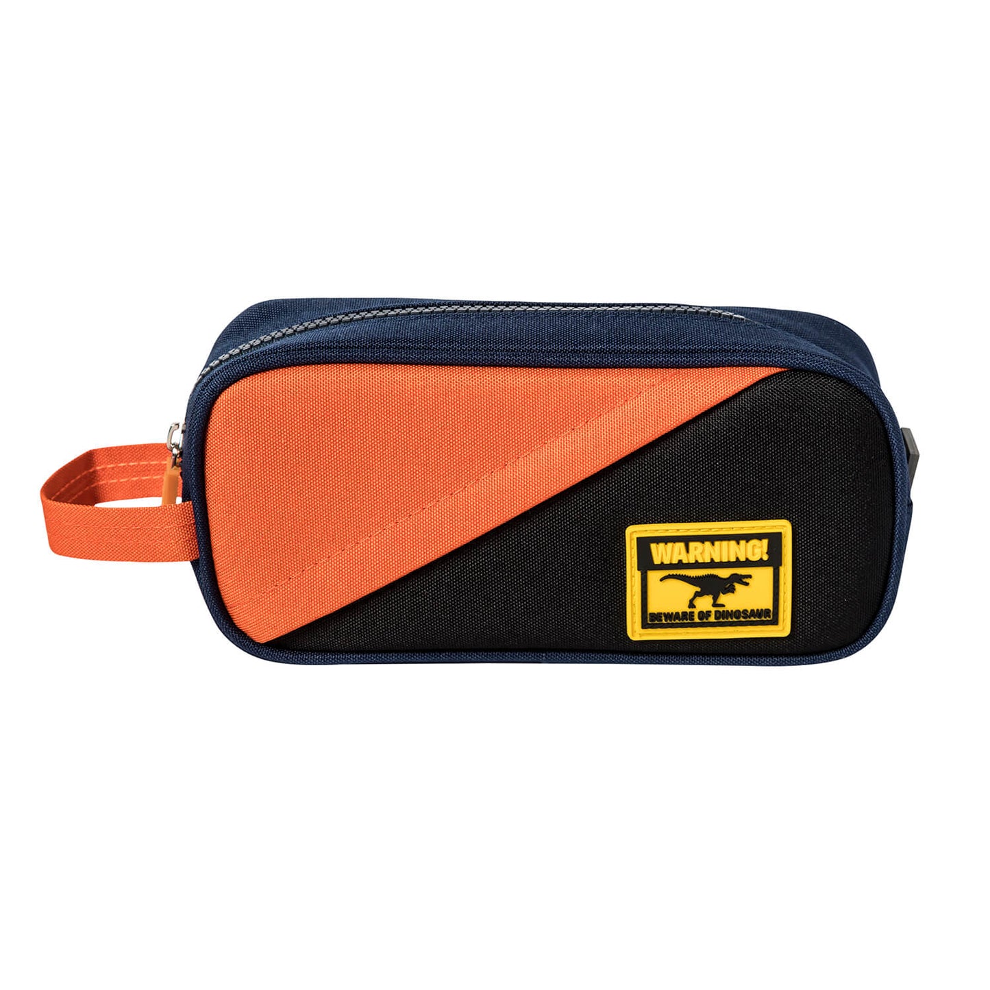 Estuche Artel Tela Diseño Dino Azul/Naranjo