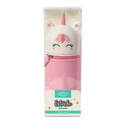 Estuche Artel Tubo Silicona Unicornio