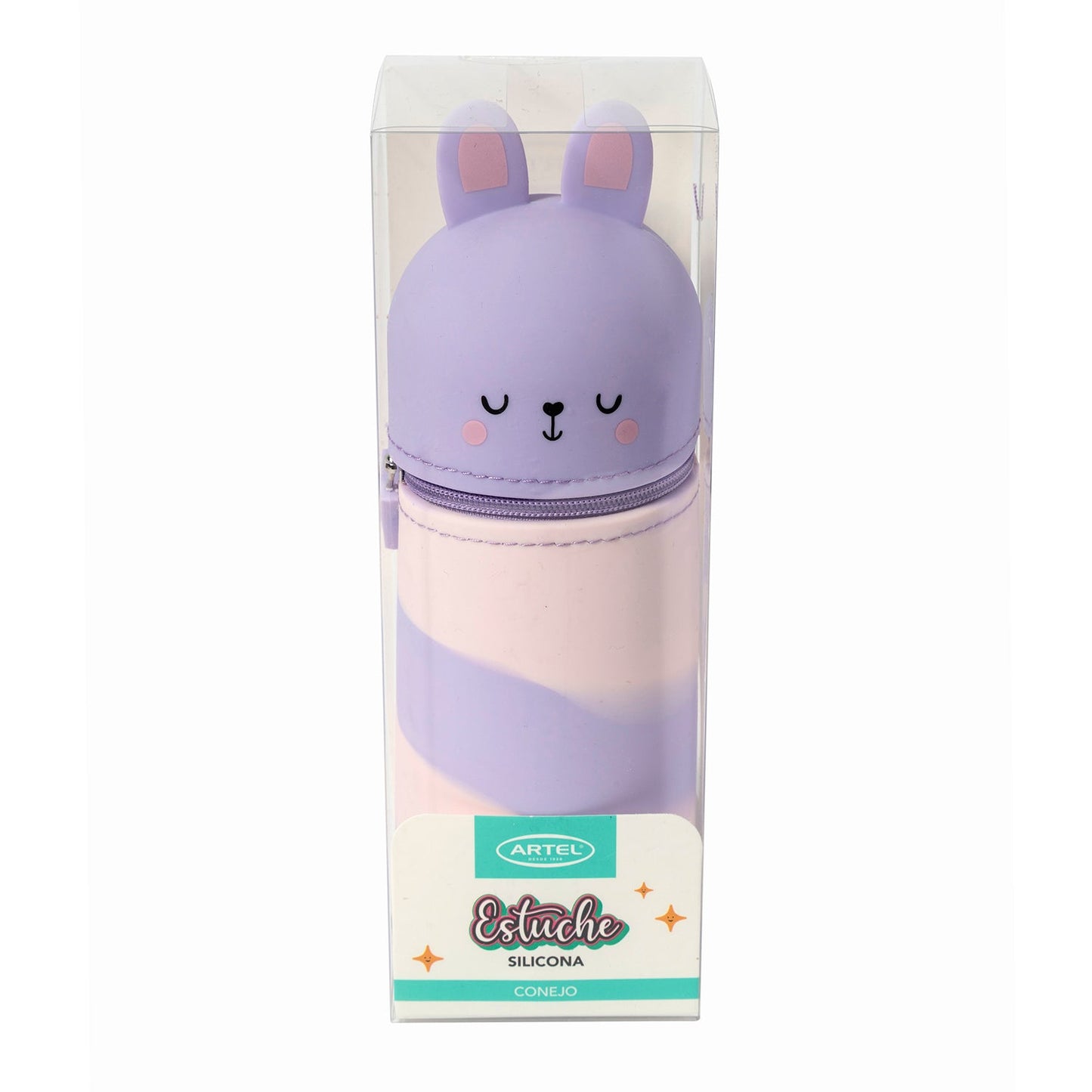 Estuche Artel Tubo Silicona Conejo