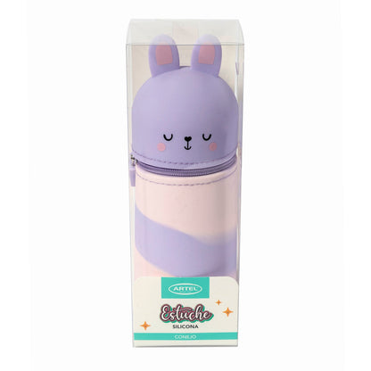 Estuche Artel Tubo Silicona Conejo