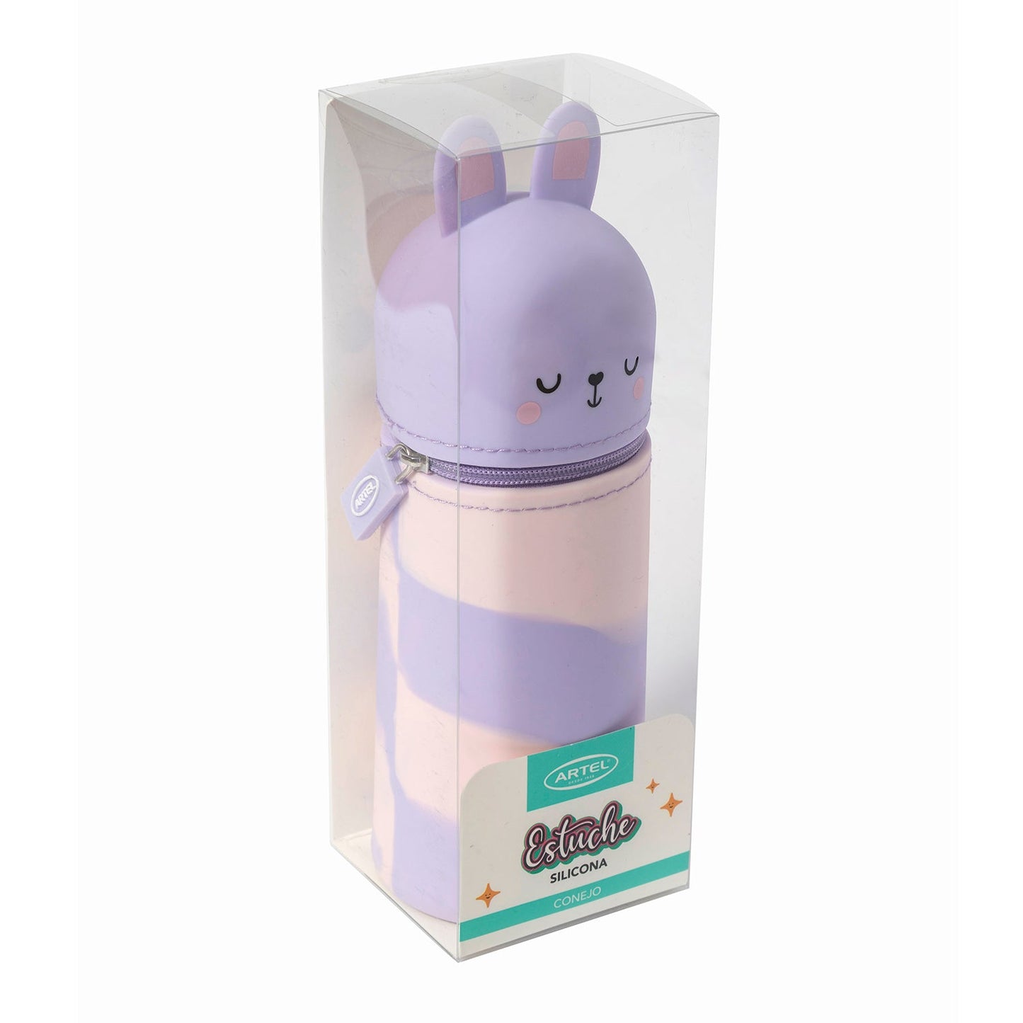 Estuche Artel Tubo Silicona Conejo