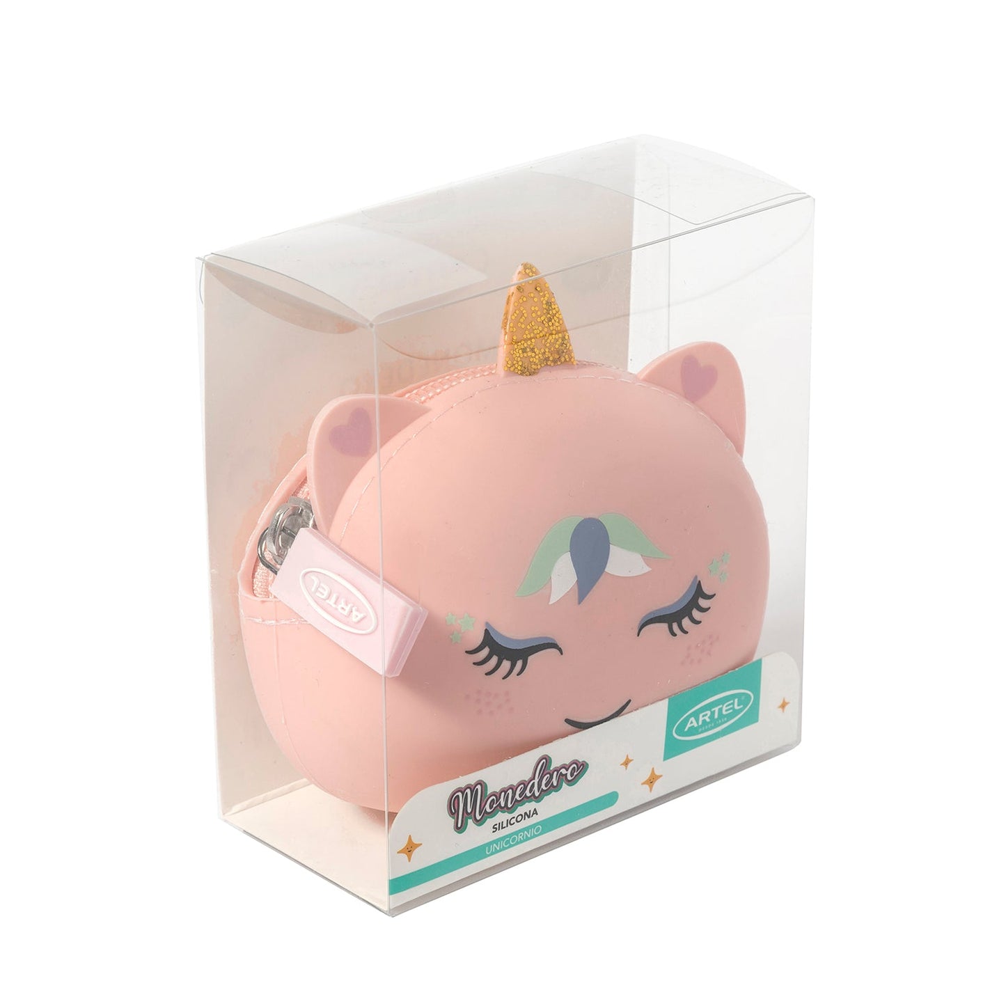 Monedero Artel Silicona Diseño Unicornio