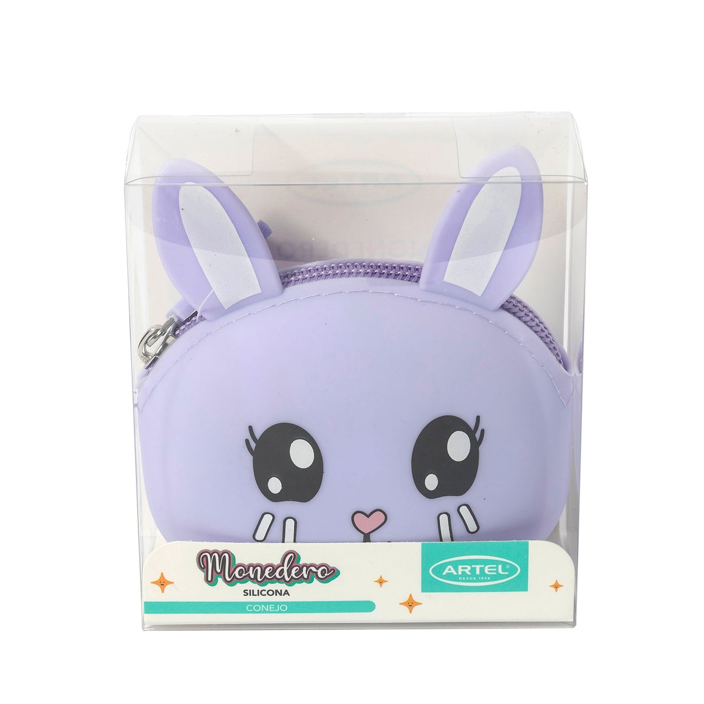 Monedero Artel Silicona Diseño Conejo