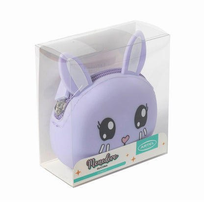 Monedero Artel Silicona Diseño Conejo