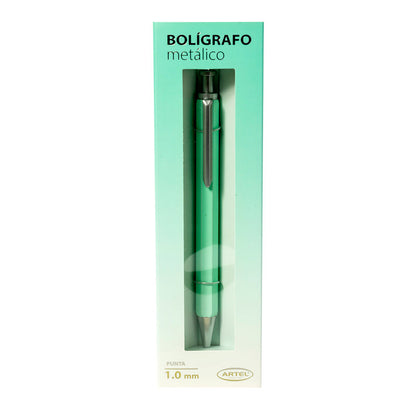 Bolígrafo Metálico De Gel Artel Pastel Con Caja