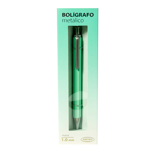 Bolígrafo Metálico De Gel Artel Pastel Con Caja
