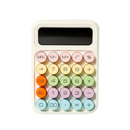 Calculadora Grande Artel Pastel Con Pilas
