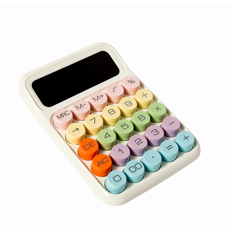 Calculadora Grande Artel Pastel Con Pilas