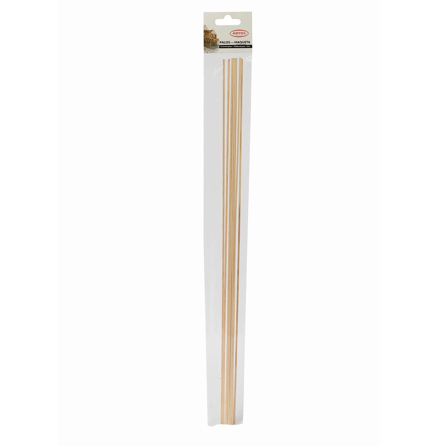 Palo maqueta Artel cuadrado 2x2 mm 10 Unidades