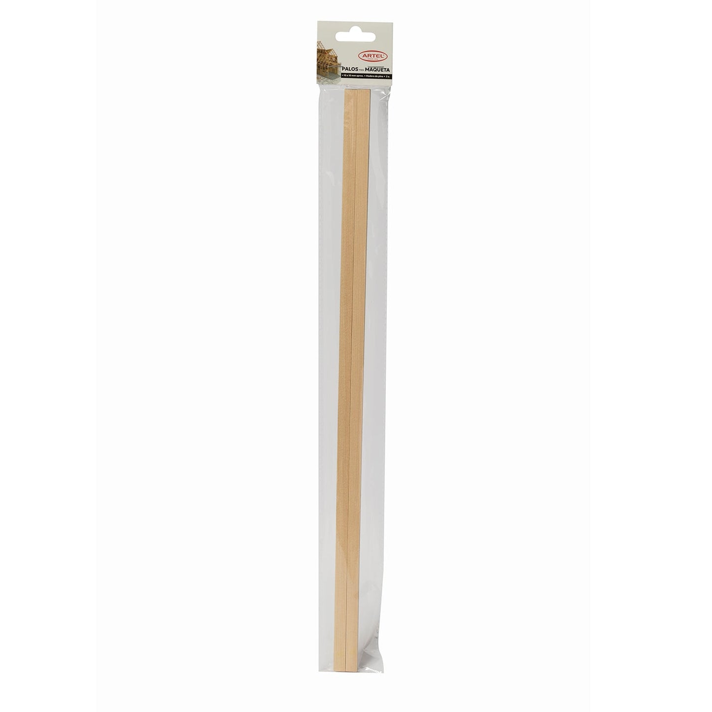 Palo Maqueta Artel Cuadrado 10X10 Mm 2 Unidades