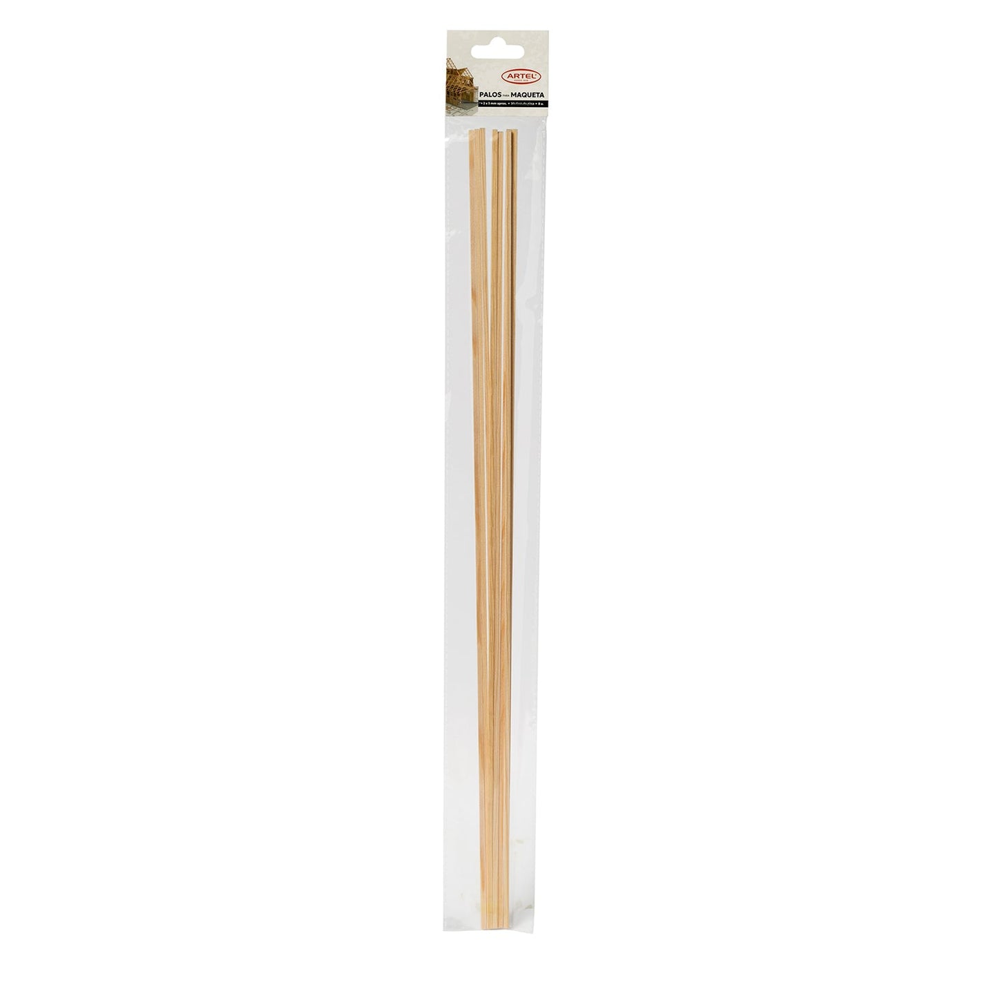Palo maqueta Artel rectangular 2x3 mm 8 Unidades