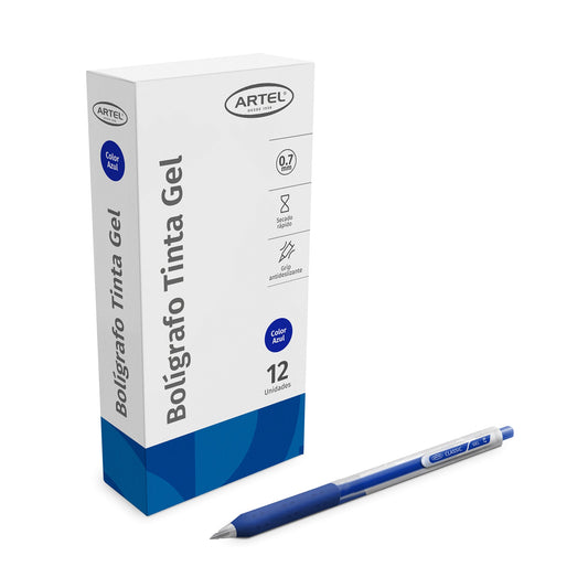 Bolígrafo Gel Artel 0,5Mm 1 Unidad Azul