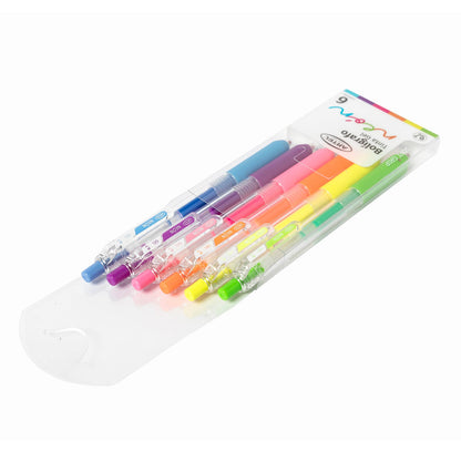 Estuche Bolígrafo Gel Artel 0,5 Mm Neón 6 Unidades