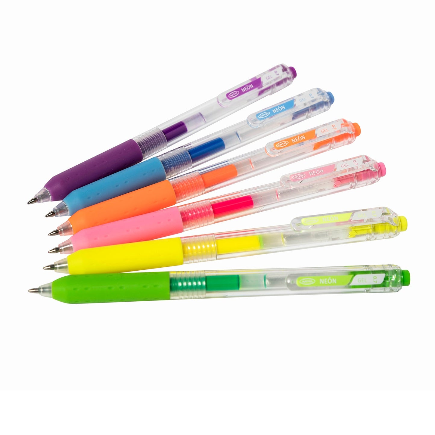 Estuche Bolígrafo Gel Artel 0,5 Mm Neón 6 Unidades