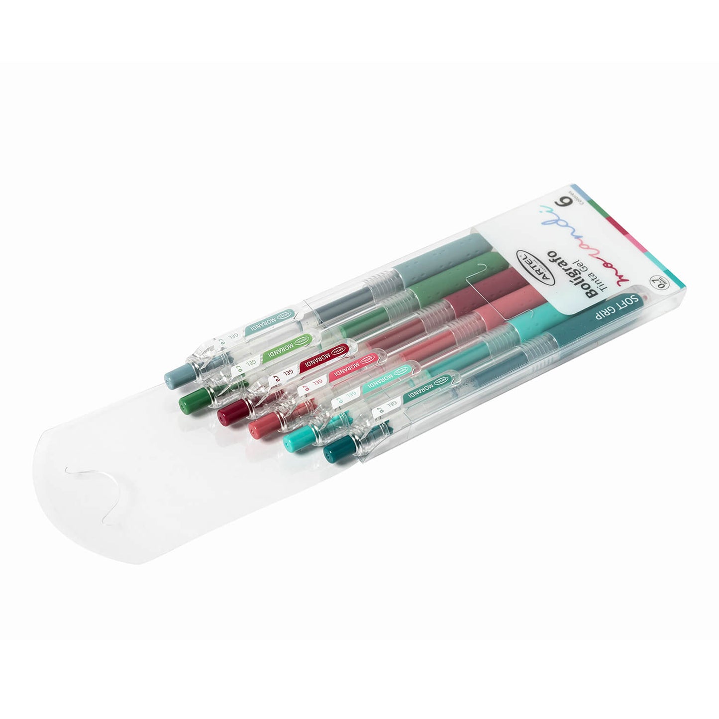 Estuche Bolígrafo Gel Artel 0,7 Mm Morandi 6 Unidades