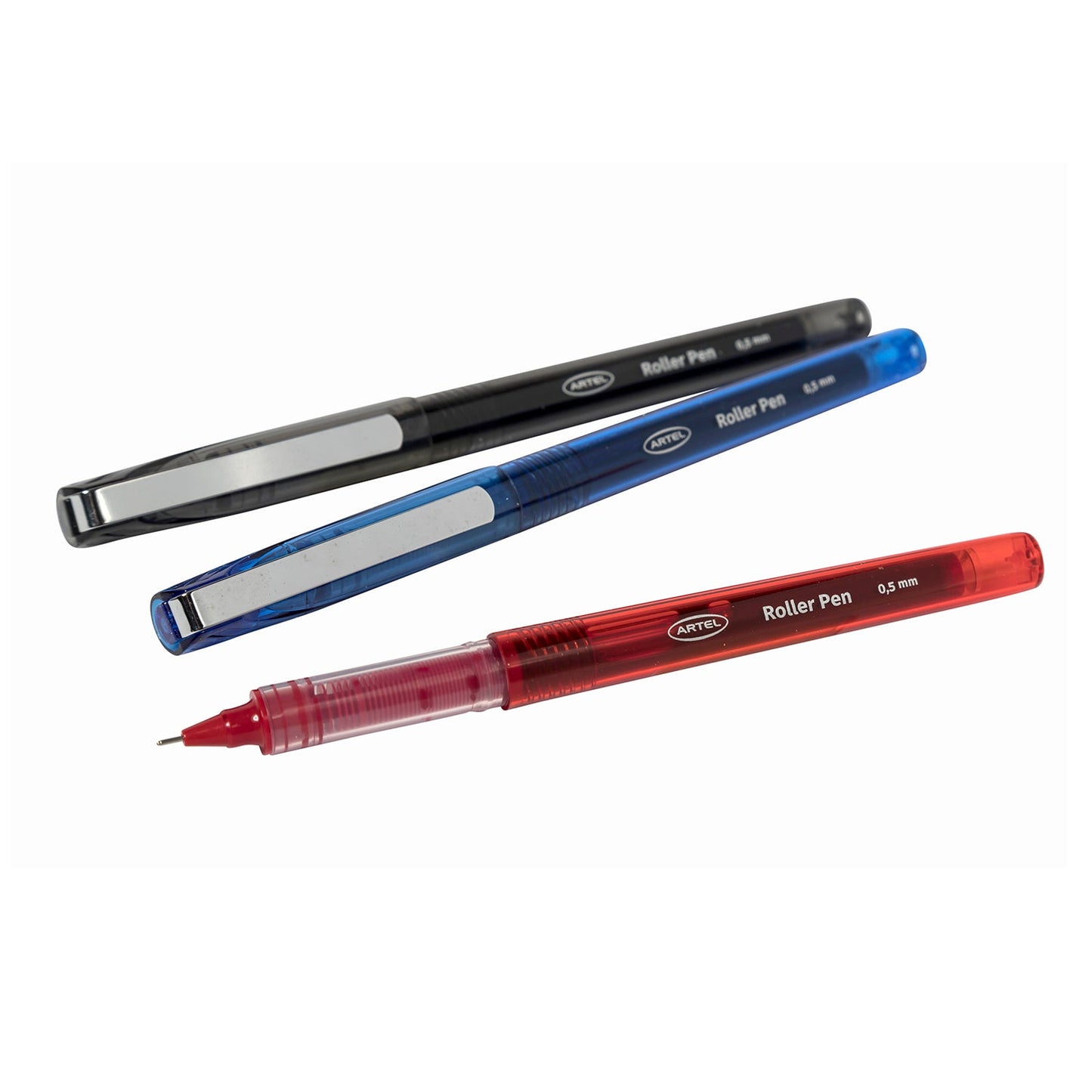 Roller Pen Artel 0,5 Mm 3 Unidades Rojo-Azul-Negro