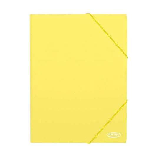 Carpeta con Elástico Artel Pastel Plastic A4 Colores Variados