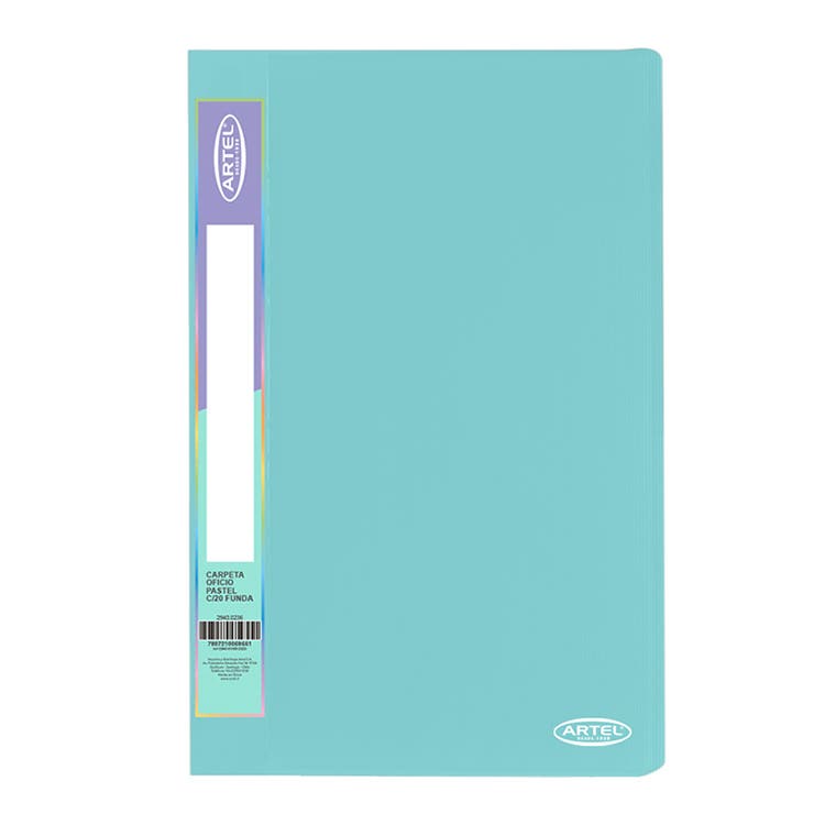 Carpeta Oficio Pasteles con Funda (Color Aleatorio)