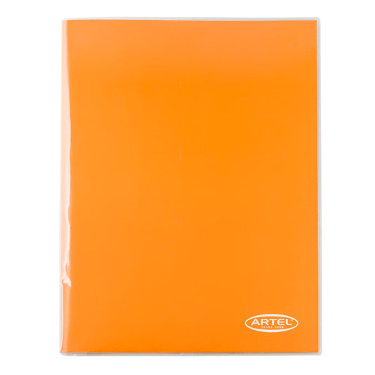 Carpeta Plastificada Naranja Artel
