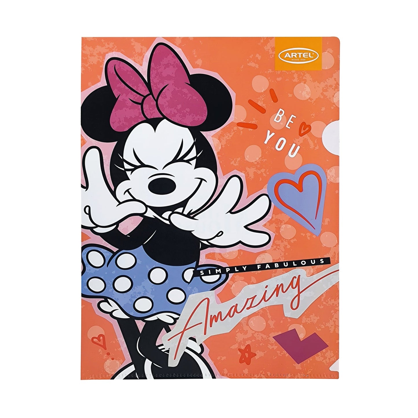 Set 2 carpetas Plásticas Minnie Artel