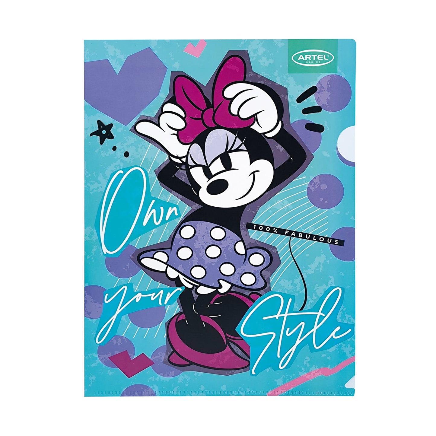 Set 2 carpetas Plásticas Minnie Artel