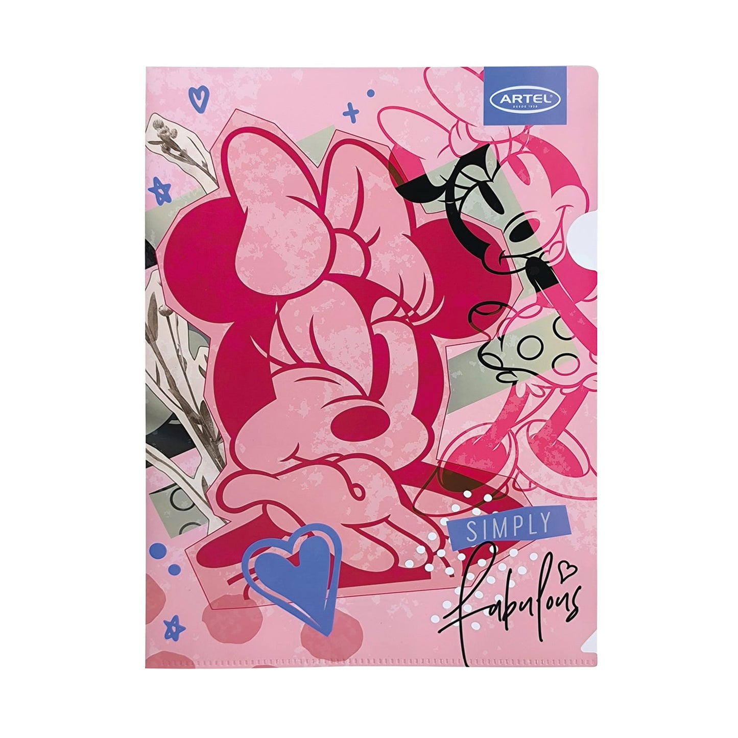 Set 2 carpetas Plásticas Minnie Artel