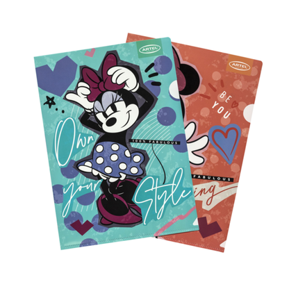 Set 2 carpetas Plásticas Minnie Artel
