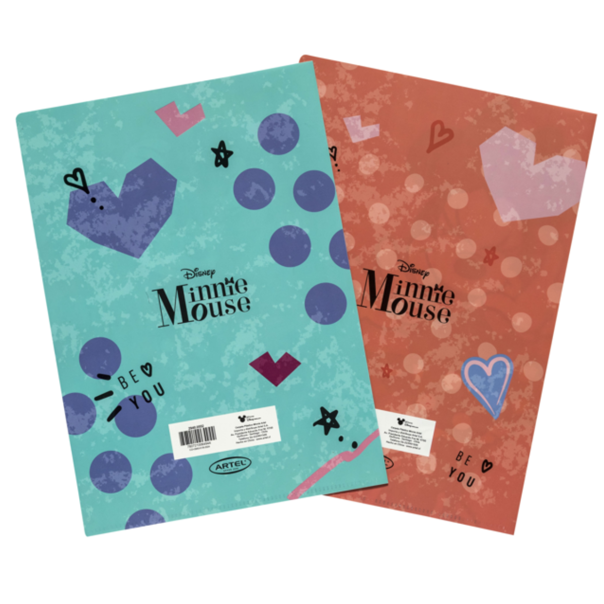 Set 2 carpetas Plásticas Minnie Artel