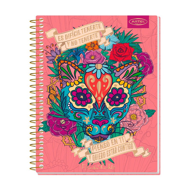 CUADERNO ESPECIAL 150 HOJAS 7MM FRIDA KAHLO ARTEL     Artel Importado Nacional Librería