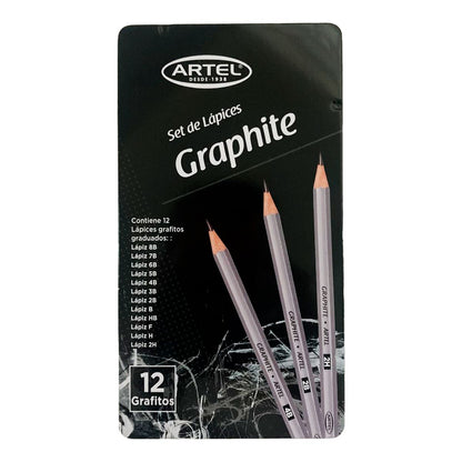 Pack Navidad Dibujo 2:  Estuche Lápices Graduados + Croquera de Papel Bond